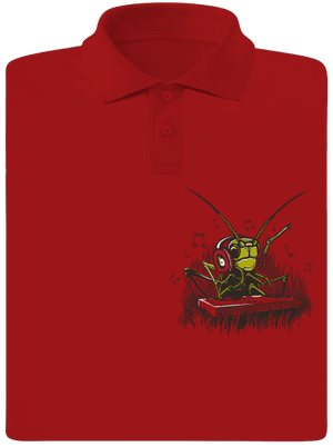 DJ Cvrček pánska polokošeľa Red Mal