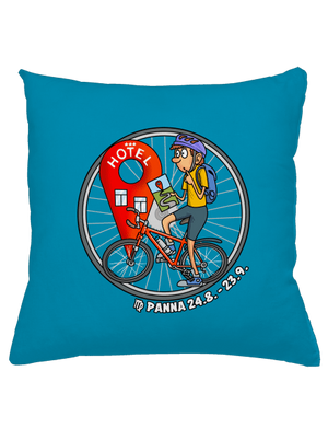 Cyklistický horoskop: Panna vankúš Blue Turquoise
