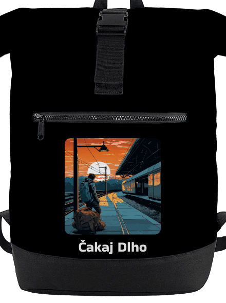 Čakaj dlho batoh Black