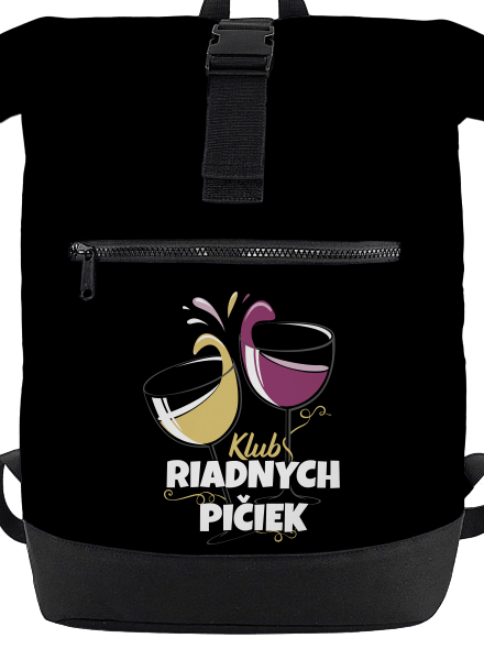 Klub riadnych pičiek batoh Black