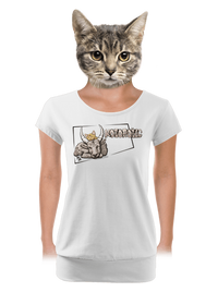 dámske tričko s lemom