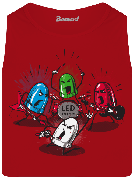 Led Zeppelin pánske tielko Red
