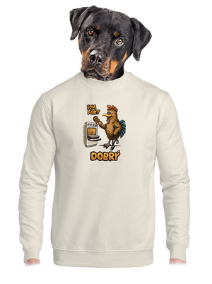 unisex mikina bez kapucne