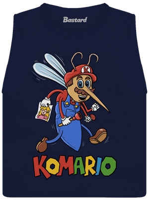 Komario dámske tielko voľné Navy