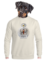 unisex mikina bez kapucne