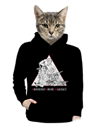 dámska mikina klokanka