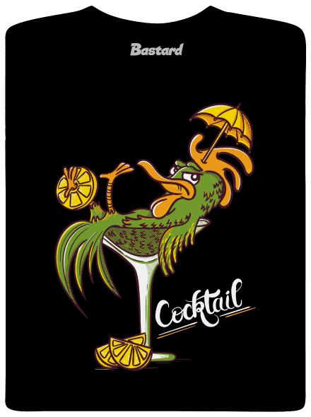 Cocktail pánske dlhý rukáv Black