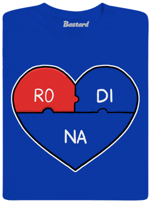 Rodinné puzzle pánske tričko Royal Blue