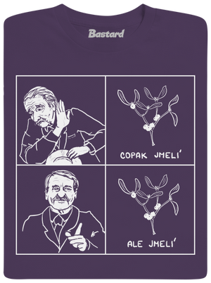 Cimrman: Copak jmelí pánske tričko Urban Purple