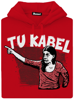 Tukabel pánska mikina klokanka Red