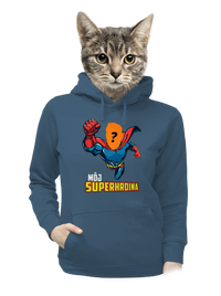 dámska mikina klokanka