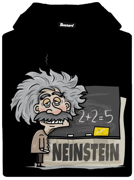 Neinstein pánska mikina klokanka Black