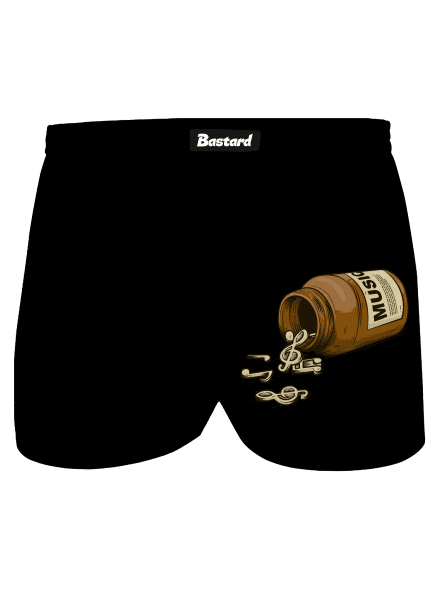 Music Pills pánske trenky Black