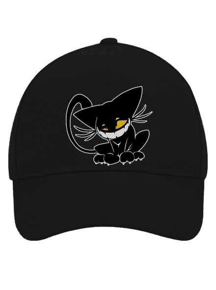 Evil cat šiltovka baseballka Black