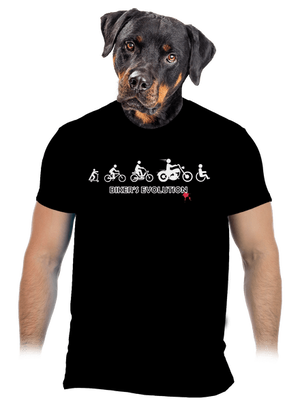 Biker’s Evolution pánske tričko Black
