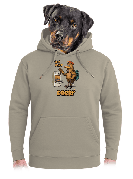 Som dobrý unisex mikina premium Pastel Macchiato