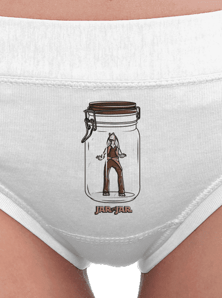 Jar in jar dámske nohavičky White