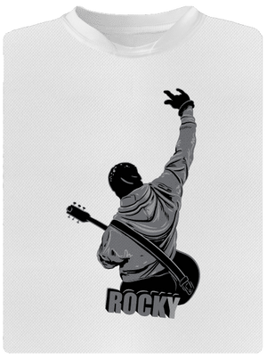 Rocky detské športové tričko White