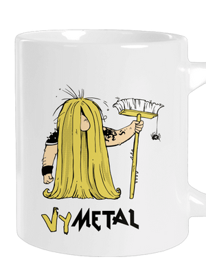 Metalista veľký hrnček White
