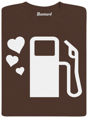 Plnú prosím pánske tričko Brown