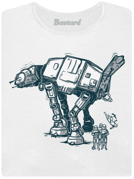 AT-AT dámske tričko prémium White