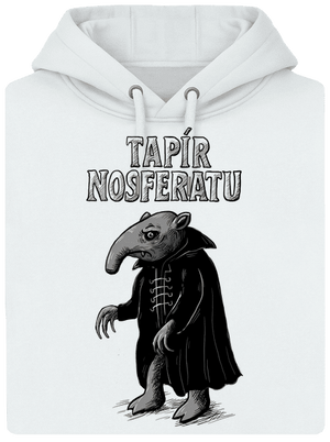 Tapír Nosferatu unisex mikina premium Snowwhite