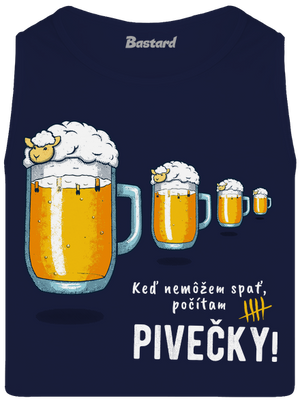 Pivečka pánske tielko French Navy