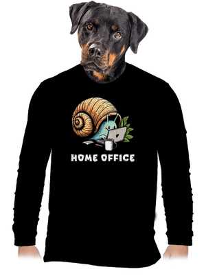 Slimákov home office pánske dlhý rukáv Black