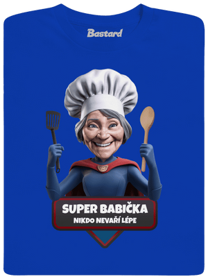 Super babička pánske tričko Royal Blue