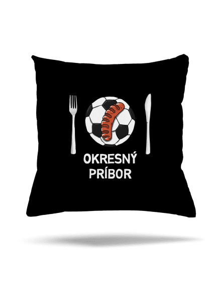Okresný príbor vankúš Black
