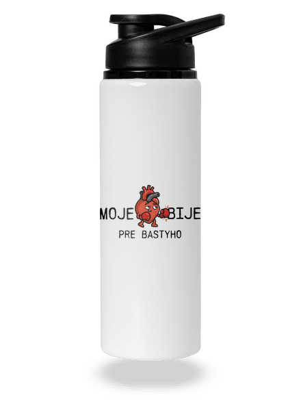 Moje srdce bije flaša na vodu White
