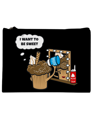 Sweet muffin taštička Black