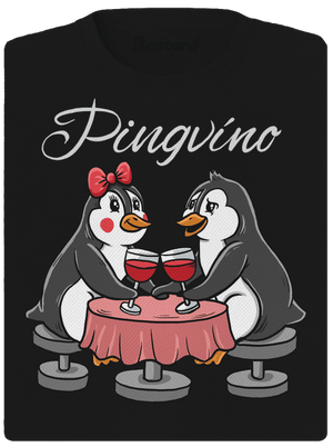 Pingvíno dámske športové tričko Black