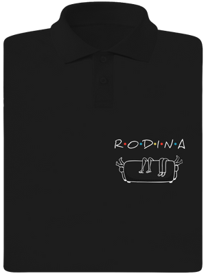 Rodina pánska polokošeľa Black