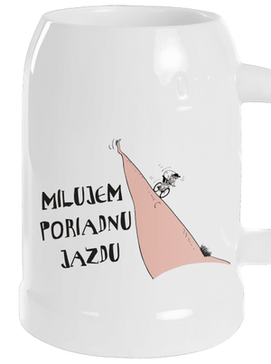 Milujem jazdu polliter White