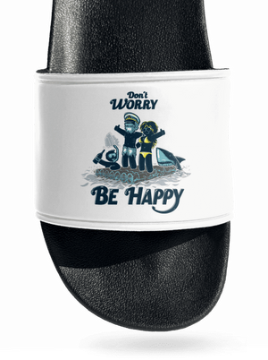 Don't worry šľapky White