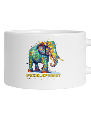 Pixelephant hrnček makronka White