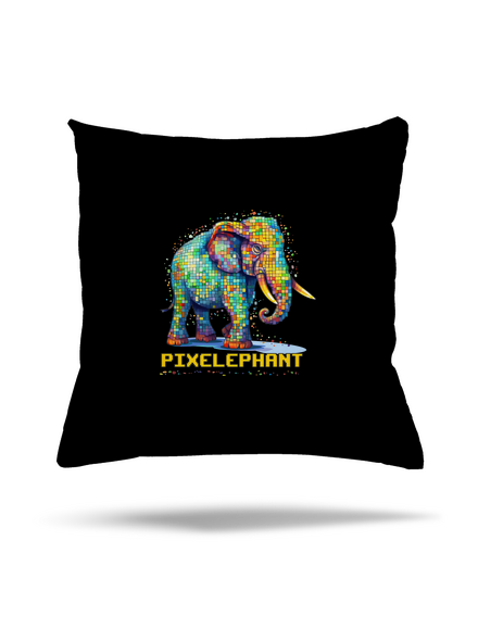 Pixelephant vankúš Black
