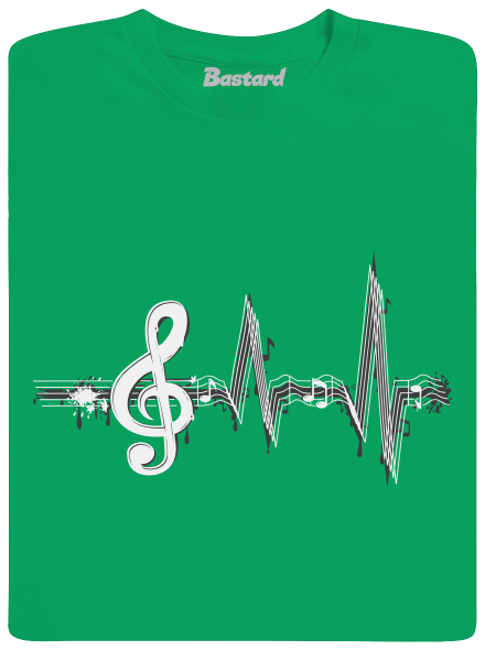Žijem muzikou detské tričko Kelly Green
