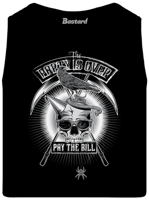 Party is over pánske tielko Black