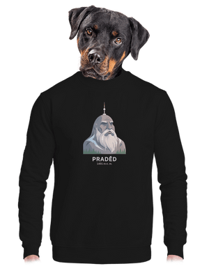 unisex mikina bez kapucne