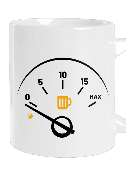 Prázdna nádrž veľký hrnček White