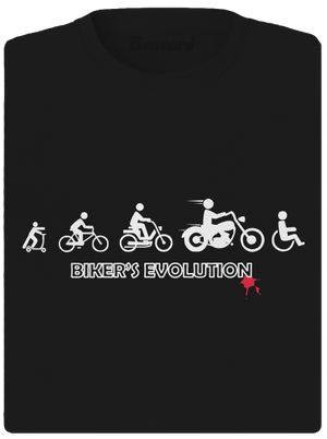 Biker’s Evolution dámske športové tričko Black