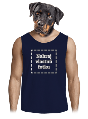 Vlastná potlač pánske tielko French Navy