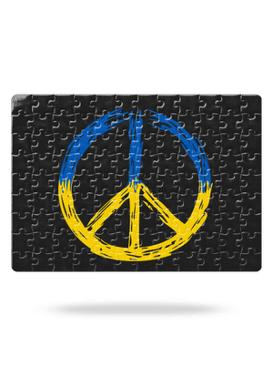 Ukrajina - Peace puzzle White