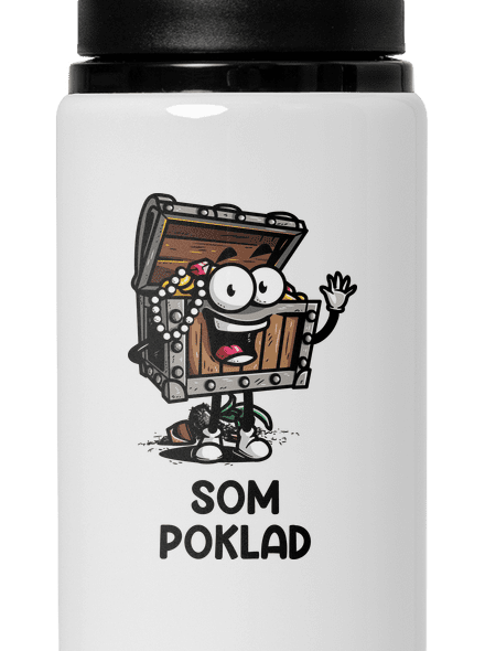Som poklad flaša na vodu White