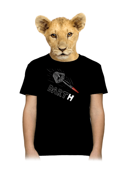 Dart(h) detské tričko Black