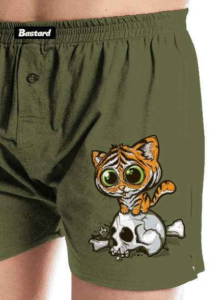 Tigrík pánske trenky Khaki