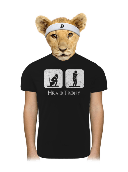 Hra o trůny detské športové tričko Black