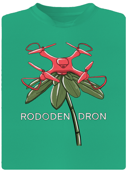 Rododendron pánske športové tričko Mint Mal